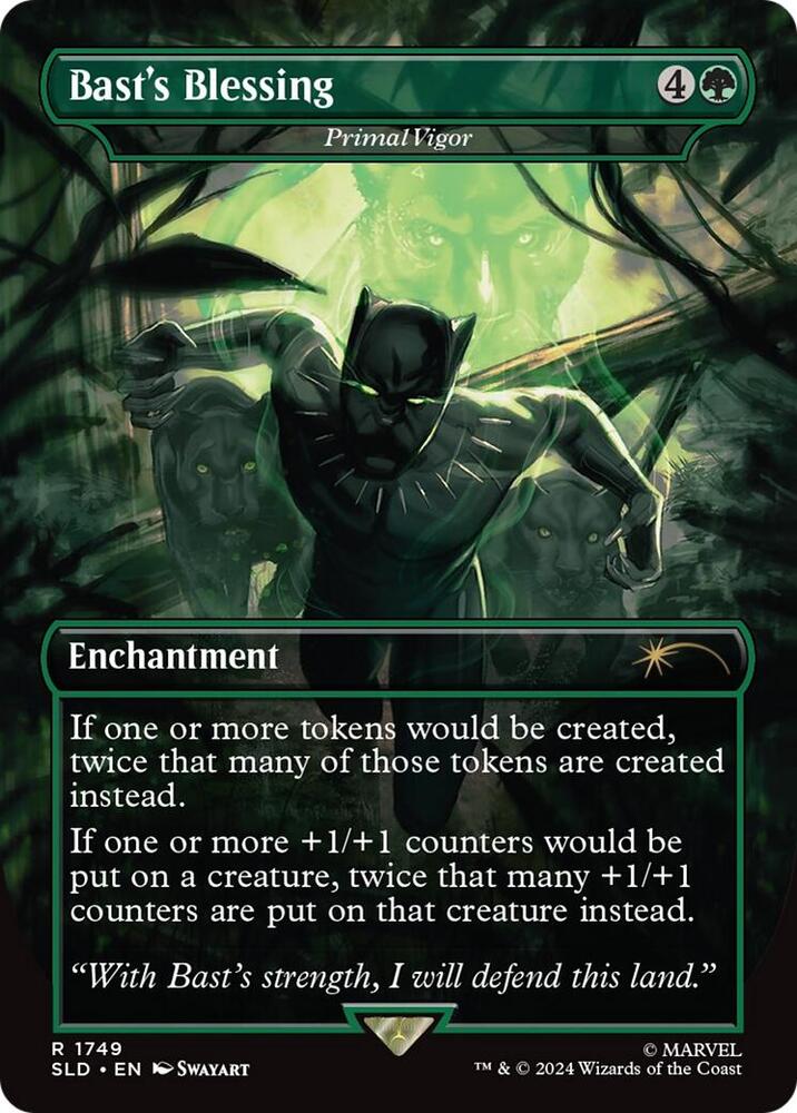 Bast's Blessing - Primal Vigor (Rainbow Foil)