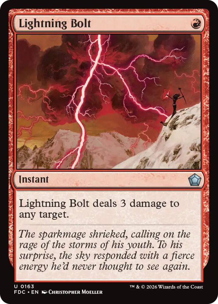 Lightning Bolt [Commander: Foundations]