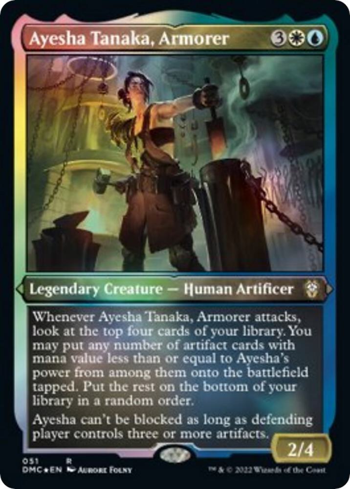 Ayesha Tanaka, Armorer (Foil Etched)