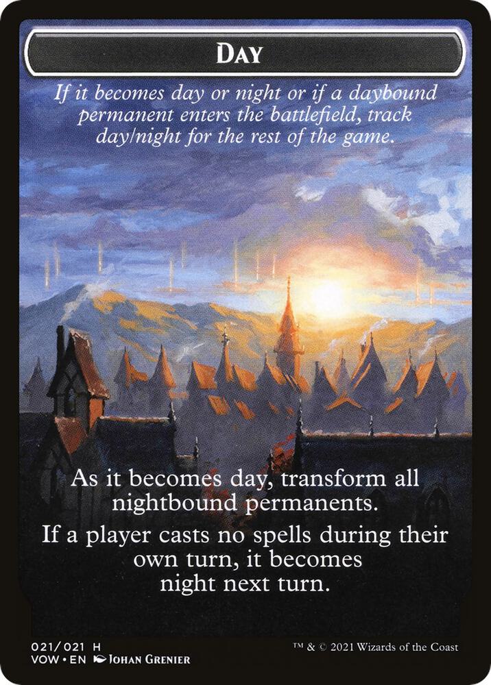 Day // Night Double-Sided Token