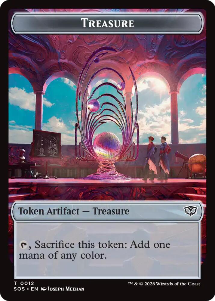 Treasure // Food Double-Sided Token [Secrets of Strixhaven]