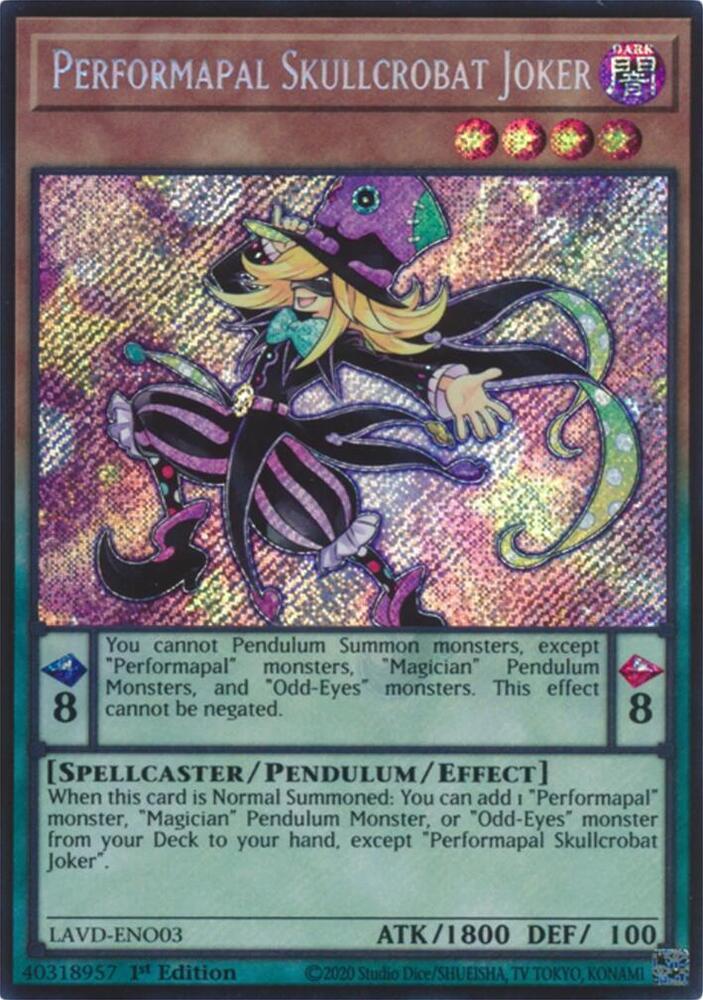 Performapal Skullcrobat Joker (Secret Rare)