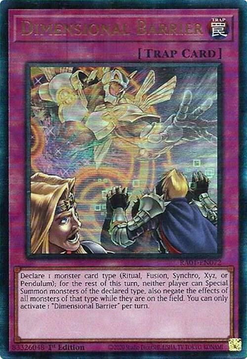 Dimensional Barrier (PUR)
