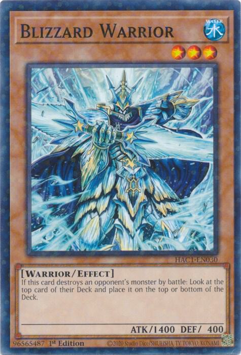 Blizzard Warrior (Duel Terminal)