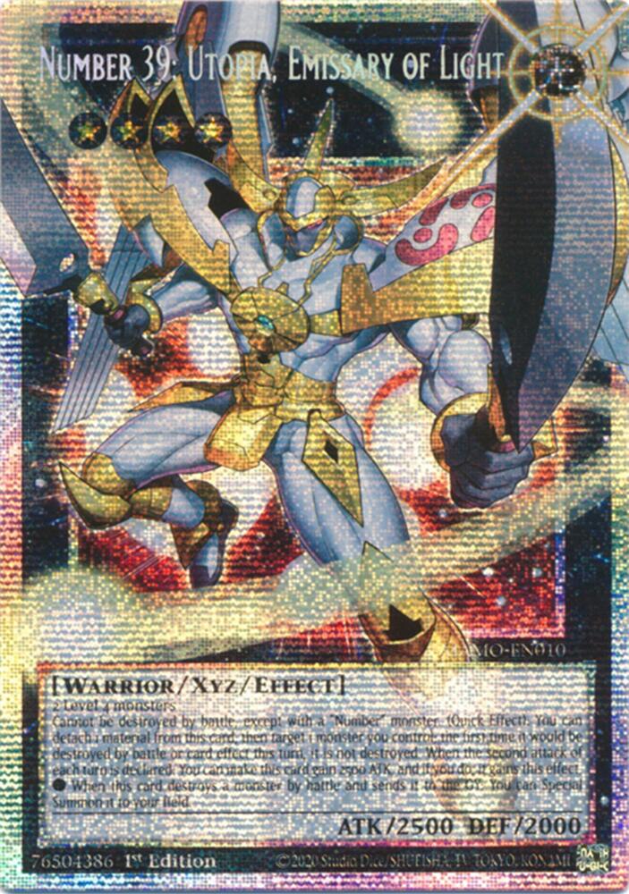 Number 39: Utopia, Emissary of Light (Starlight Rare) (Extended Art) [Magnificent Monsters]