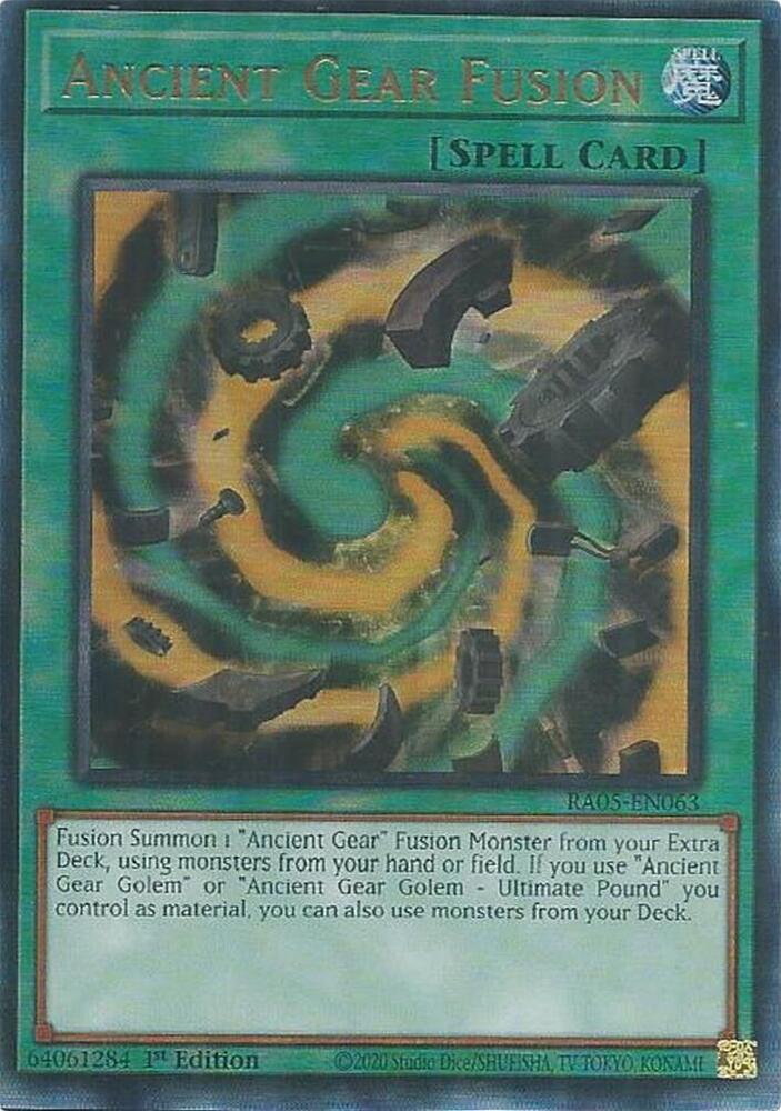 Ancient Gear Fusion (Ultimate Rare)