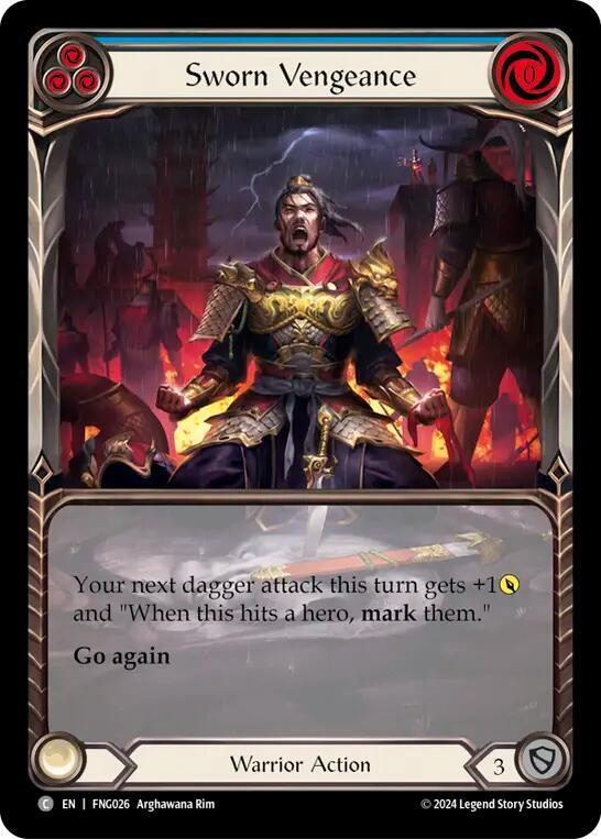 Sworn Vengeance (Blue) (Extended Art)
