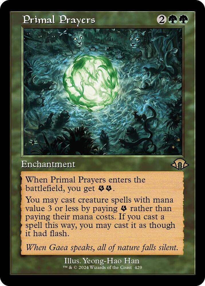 Primal Prayers (Retro Frame)