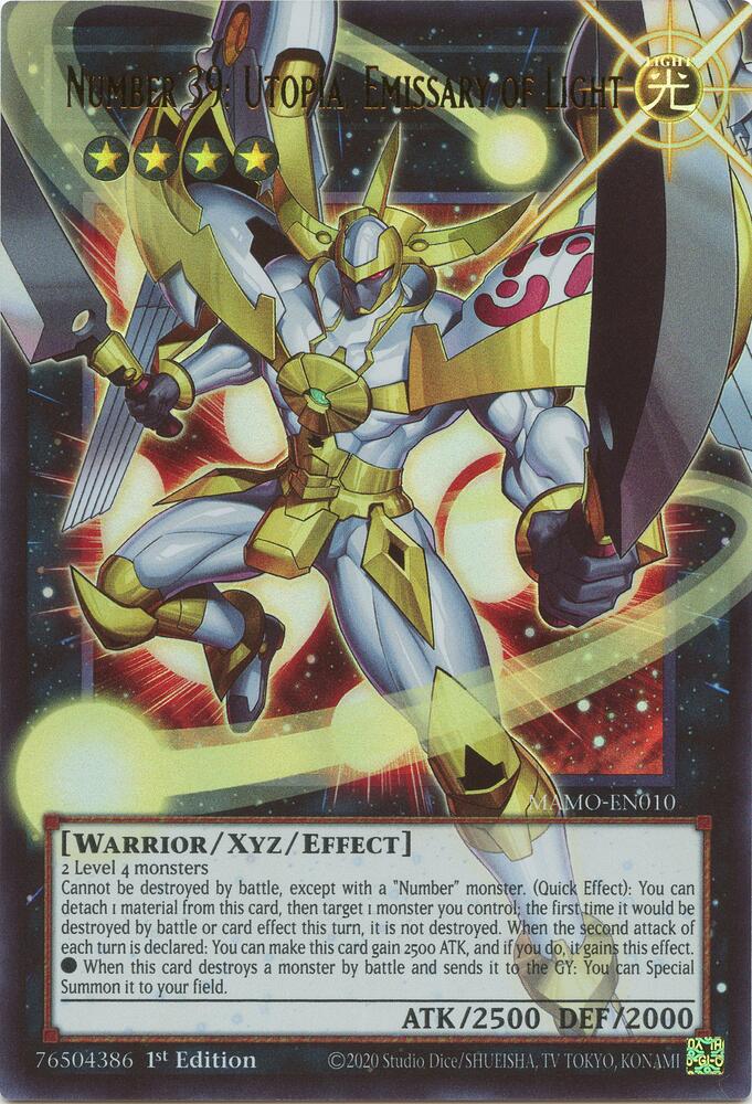 Number 39: Utopia, Emissary of Light (Extended Art) [Magnificent Monsters]