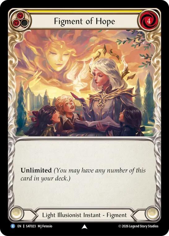 Figment of Hope (Yellow) // Suraya, Archangel of Endless Hope [Silver Age: Usurp the Shadow Throne]