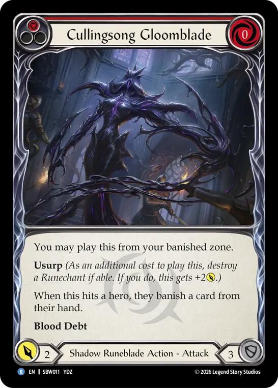 Cullingsong Gloomblade [Silver Age: Usurp the Shadow Throne]