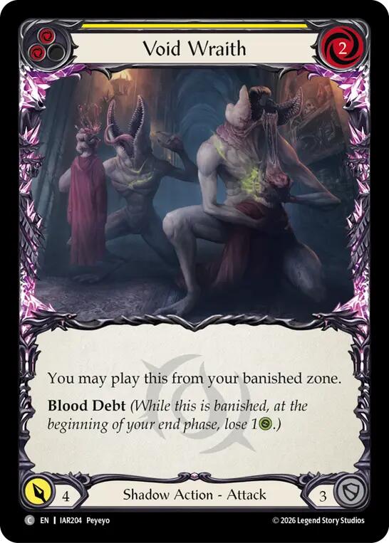 Void Wraith (Yellow) [Usurp the Shadow Throne]