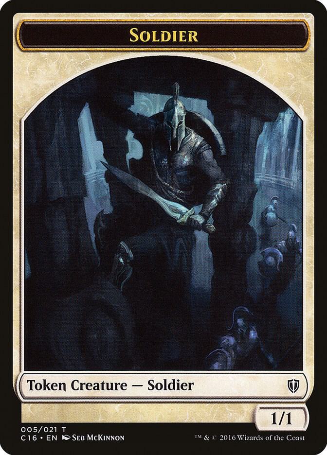Soldier // Squid Double-Sided Token