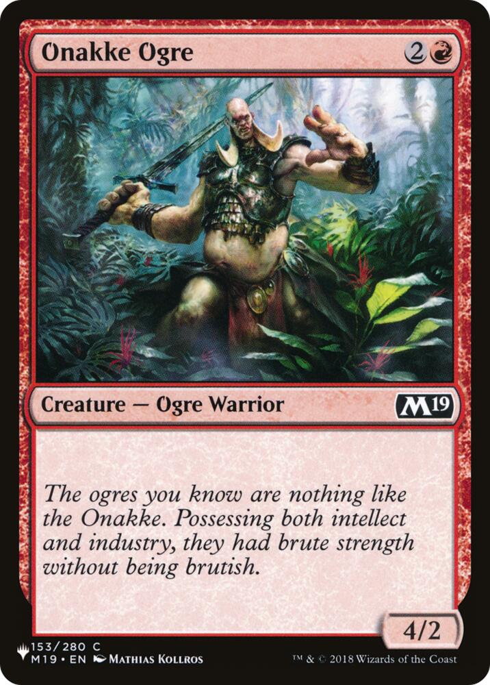 Onakke Ogre [The List Reprints]