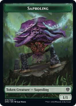 Saproling // Merfolk Double-Sided Token