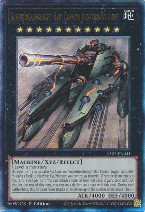 Superdreadnought Rail Cannon Juggernaut Liebe (PUR)