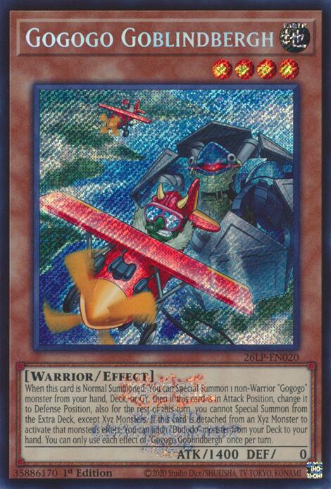 Gogogo Goblindbergh (Emblazoned Secret Rare) [Limited Pack World Championship 2026]