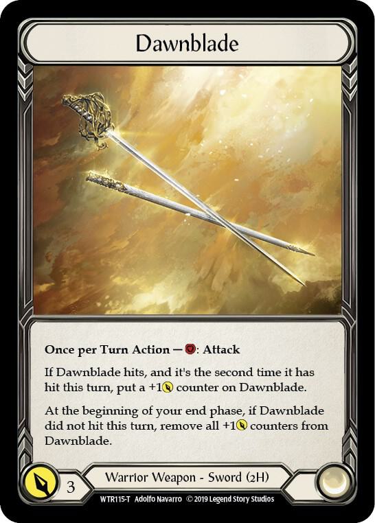 Dawnblade // Rhinar, Reckless Rampage