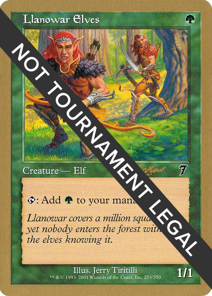 Llanowar Elves - 2002 Sim Han How (7ED)