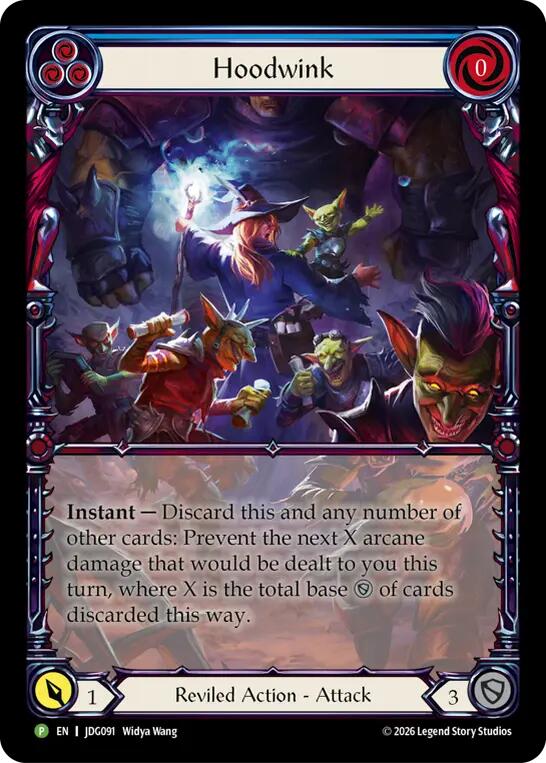 Hoodwink - JDG091 [Flesh and Blood: Promo Cards]