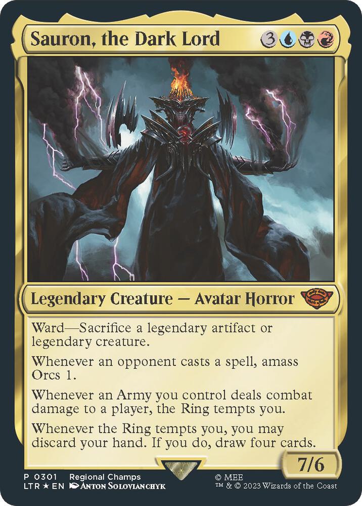 Sauron, the Dark Lord