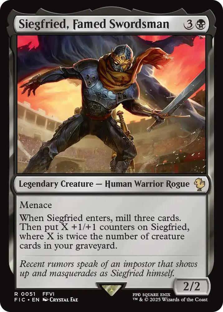 Siegfried, Famed Swordsman (Surge Foil)