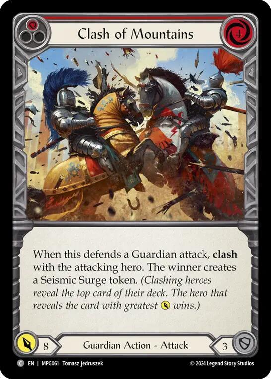Clash of Mountains (Red)