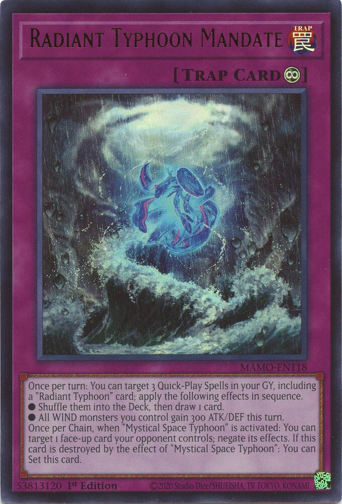 Radiant Typhoon Mandate [Magnificent Monsters]