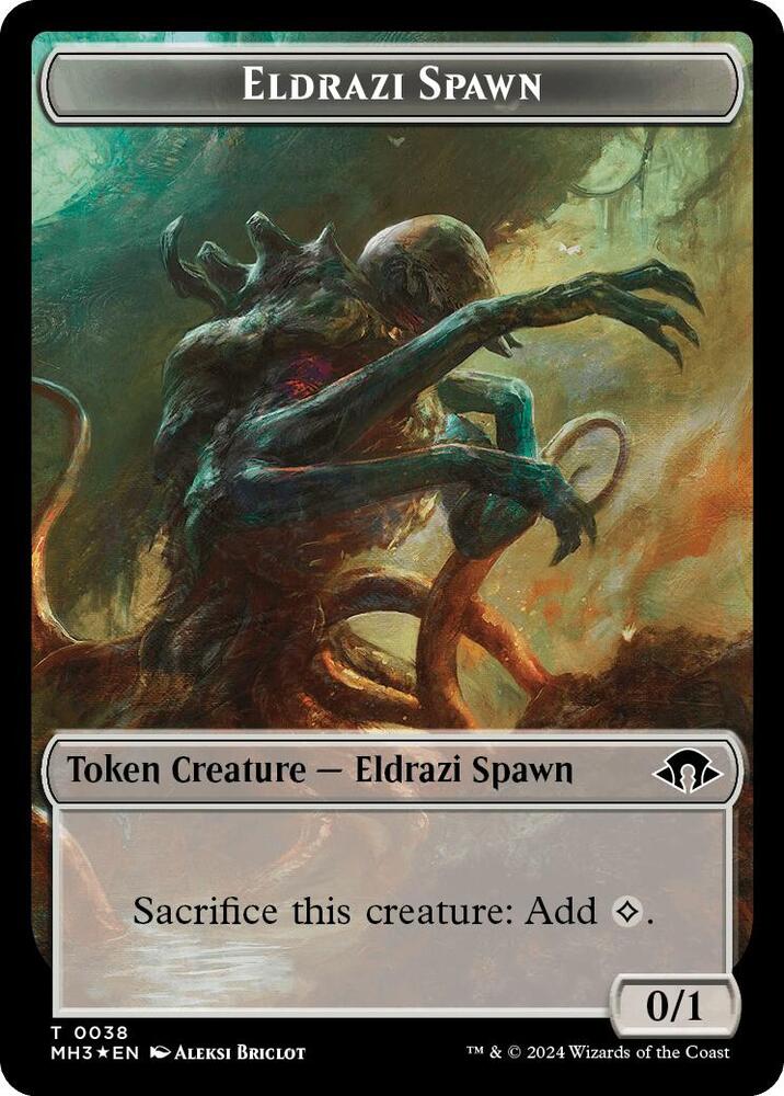 Eldrazi Spawn (Ripple Foil) // Eldrazi Scion Double-Sided Token