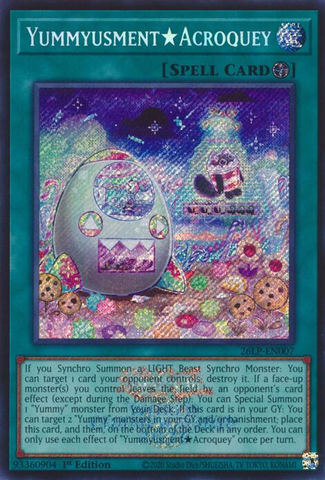 YummyusmentAcroquey (Emblazoned Secret Rare) [Limited Pack World Championship 2026]