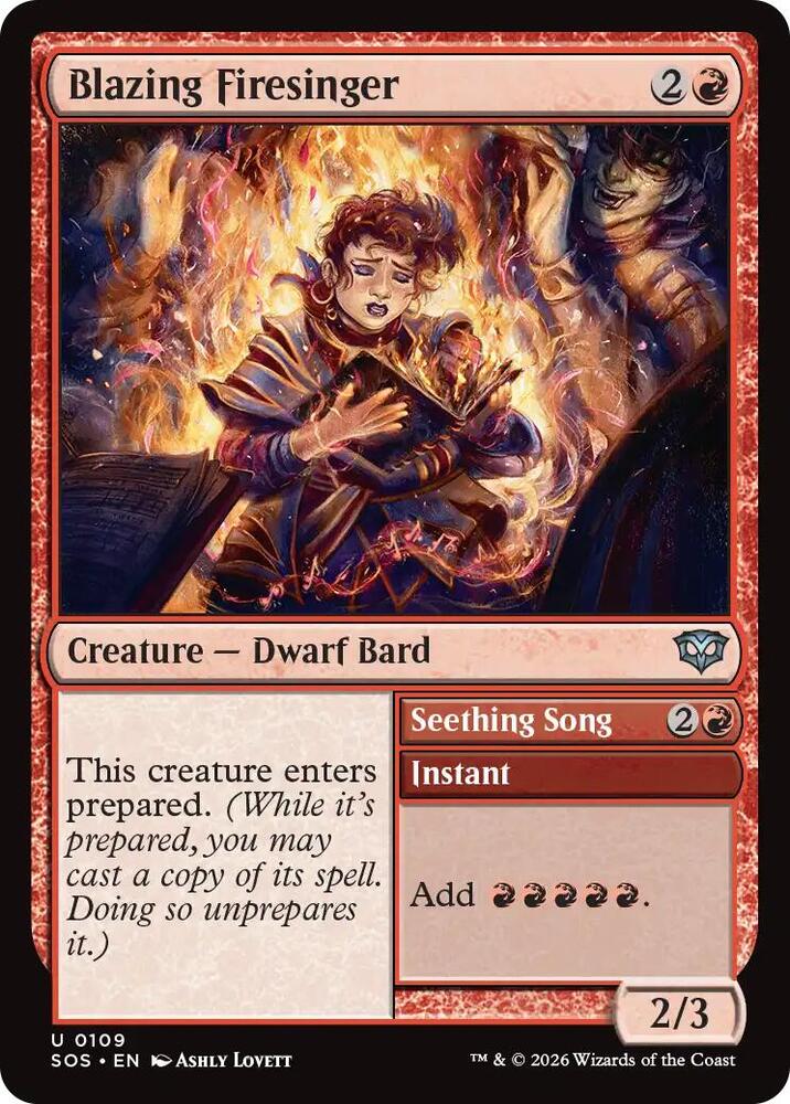 Blazing Firesinger