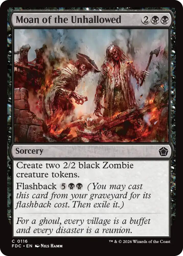 Moan of the Unhallowed [Commander: Foundations]
