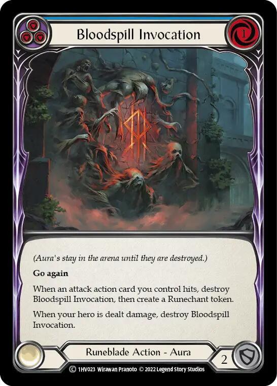 Bloodspill Invocation (Blue)