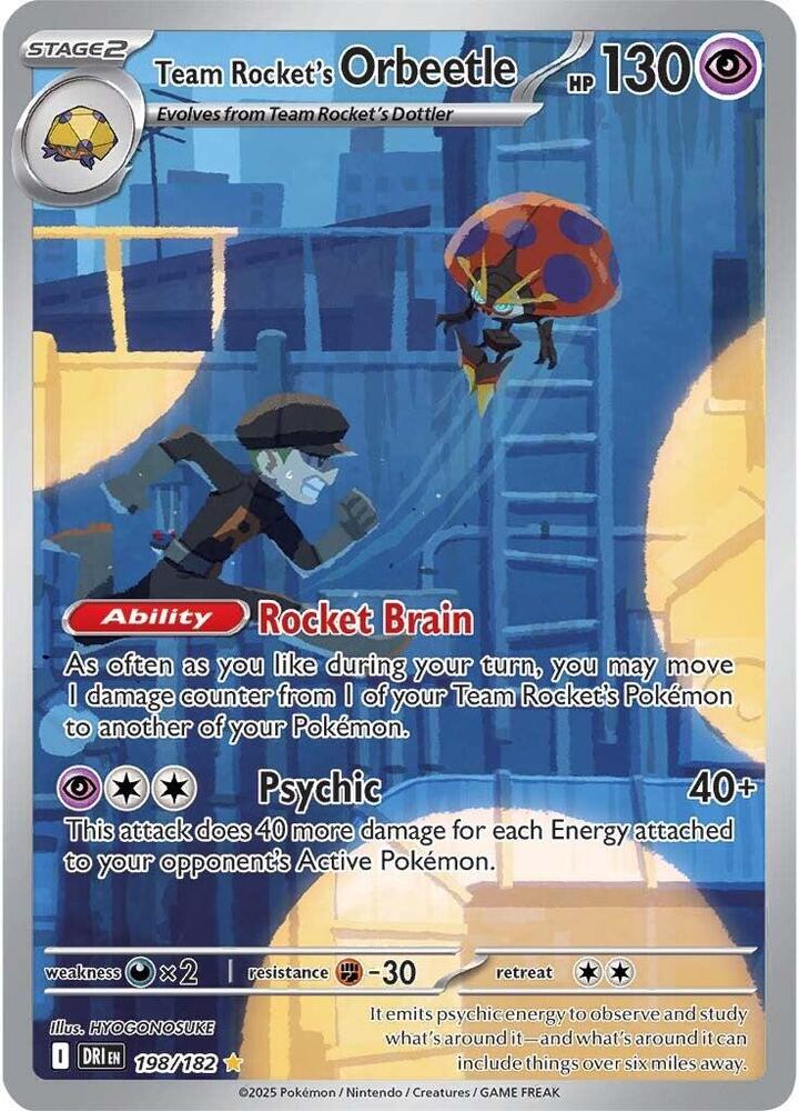 Team Rocket's Orbeetle - 198/182