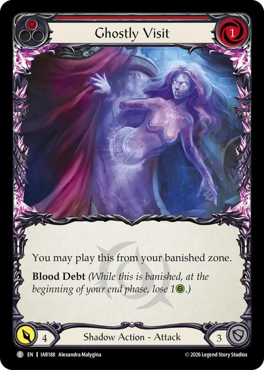 Ghostly Visit (Red) [Usurp the Shadow Throne]