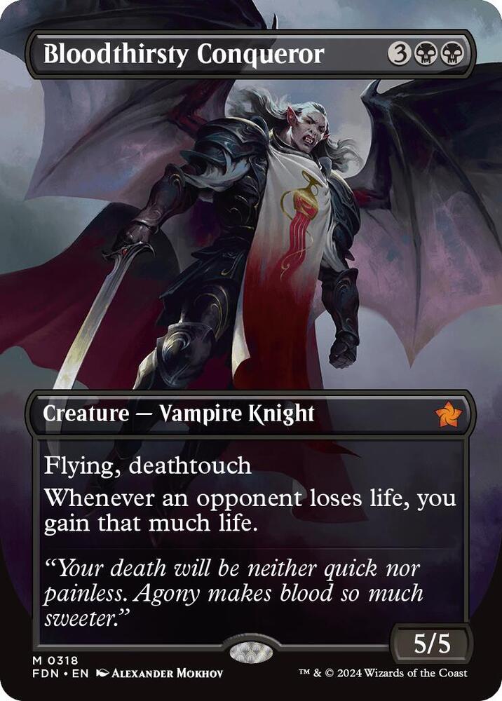 Bloodthirsty Conqueror (Borderless)