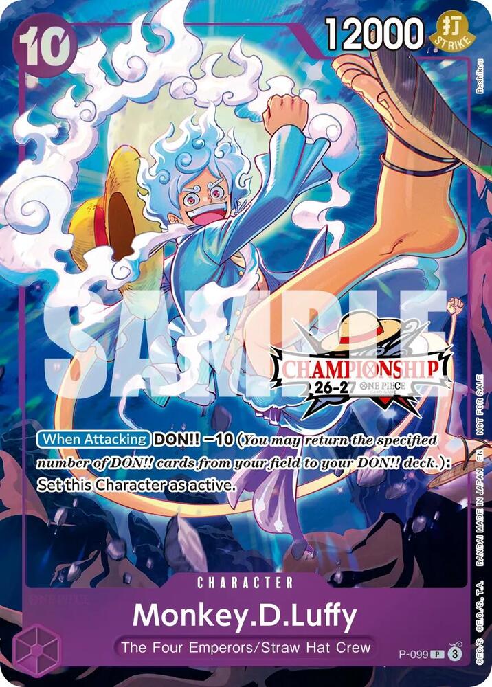 Monkey.D.Luffy (CS 26-27 Event Pack) - P-099 [One Piece Promotion Cards]