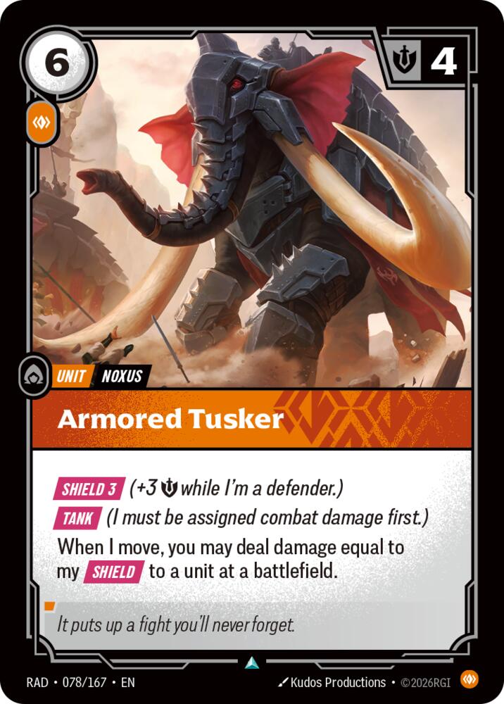 Armored Tusker [Radiance]