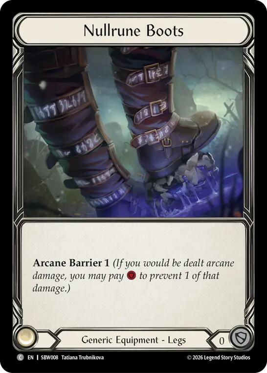 Nullrune Boots [Silver Age: Usurp the Shadow Throne]