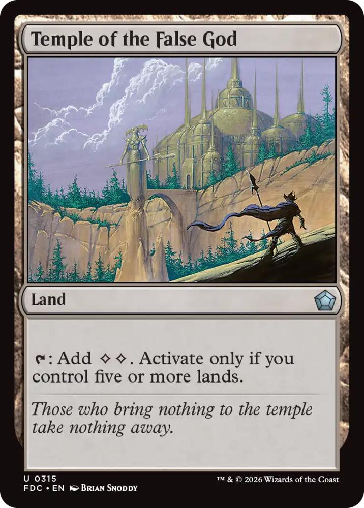 Temple of the False God [Commander: Foundations]